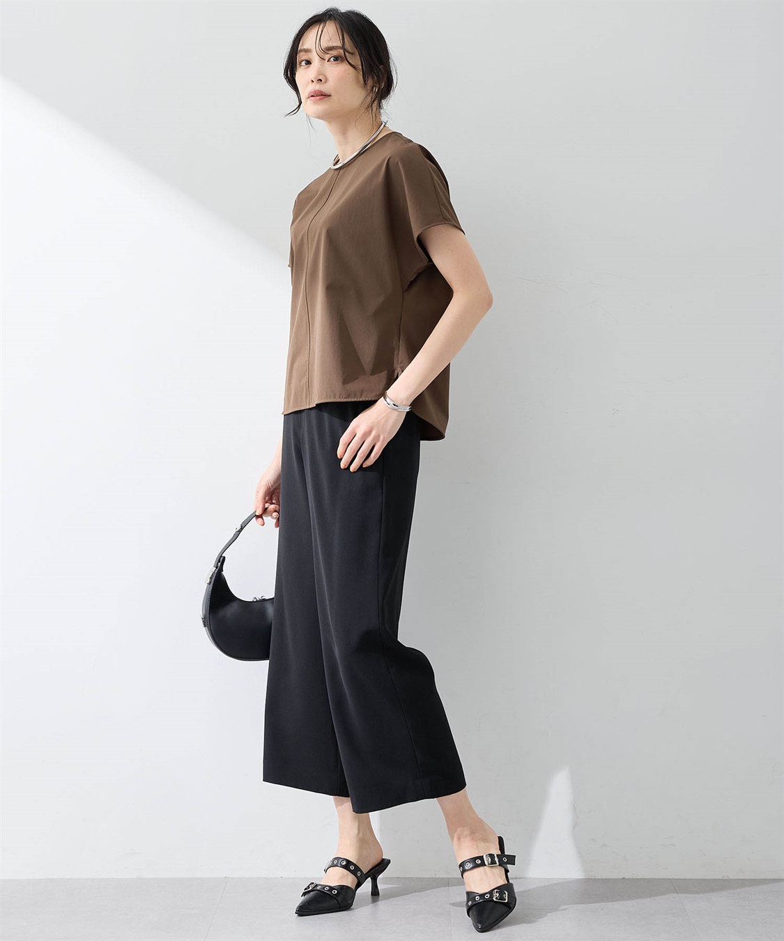 A/C DESIGN BY ALPHA CUBIC 【美モーション】ストレッチナイロンラッシュブラウス【接触冷感・UVカット・撥水】_sub_13