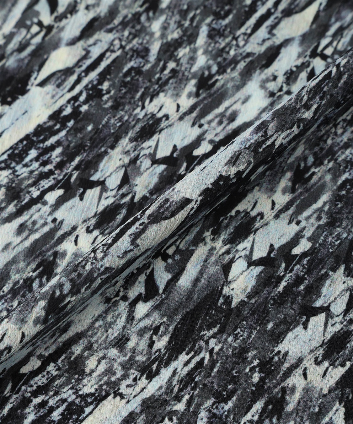 A/C DESIGN BY ALPHA CUBIC 【アルコラージュ】幾何プリントギャザースリーブブラウス_sub_20