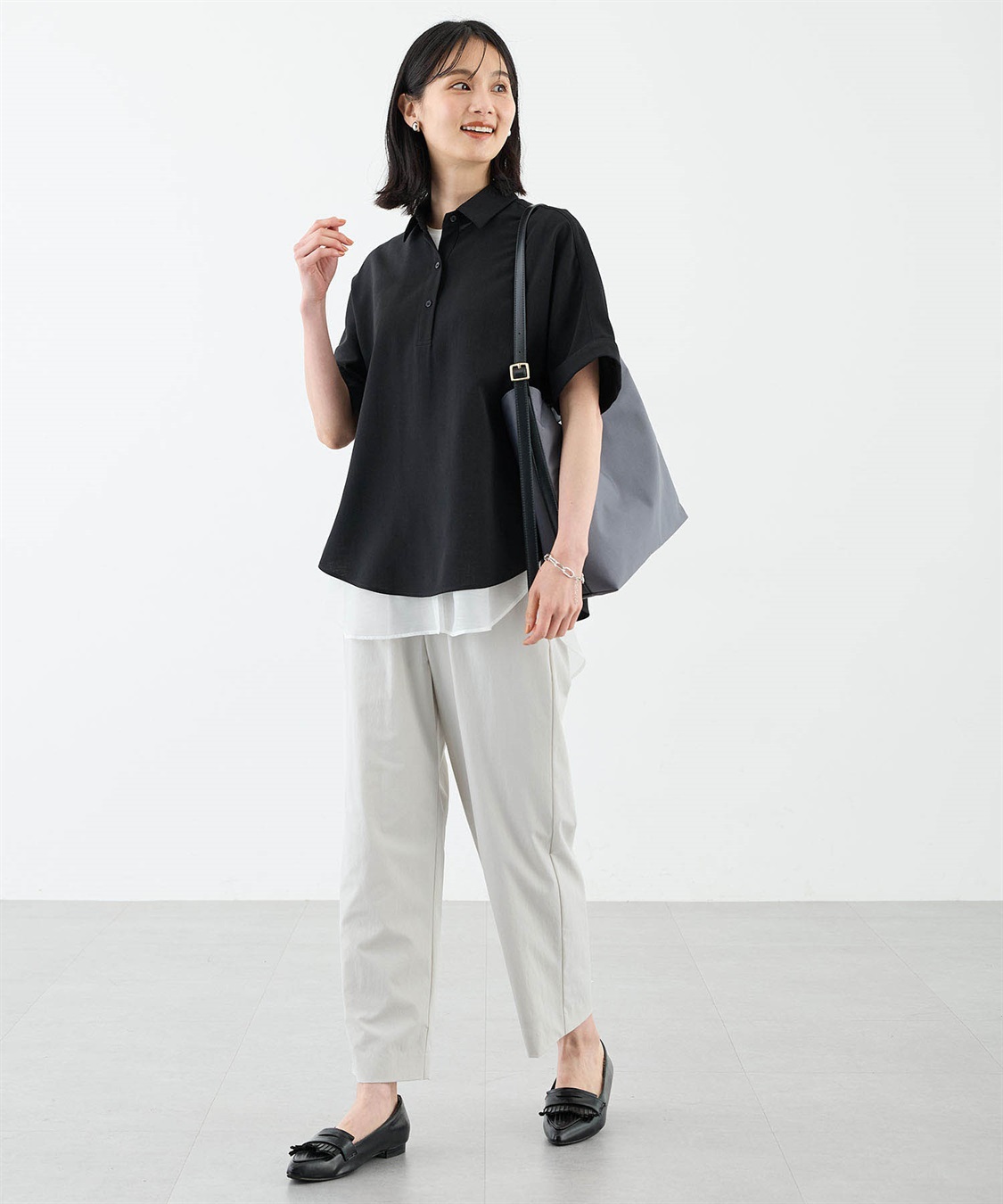 2023SS クリステンセン リネンスキッパーシャツ JOURNAL STANDARD LUXE シャツ ブラウス リネンワッシャー