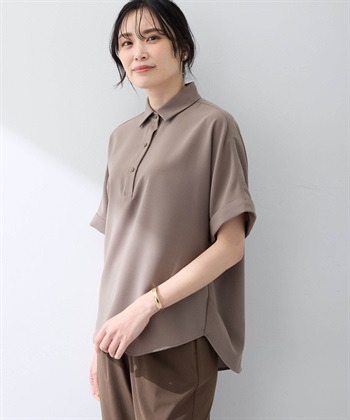 A/C DESIGN BY ALPHA CUBIC 【美モーション】スキッパーシャツ【接触冷感・UVカット】_subthumb_11