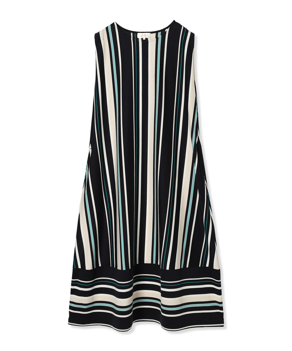 A/C DESIGN BY ALPHA CUBIC マルチストライプワンピース【接触冷感・UVカット】_sub_17