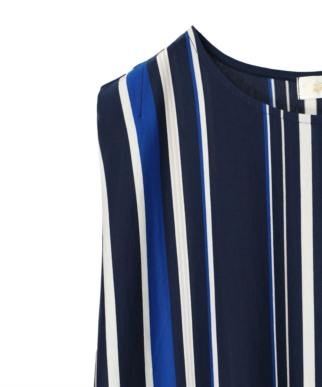 A/C DESIGN BY ALPHA CUBIC マルチストライプワンピース【接触冷感・UVカット】_sub_21