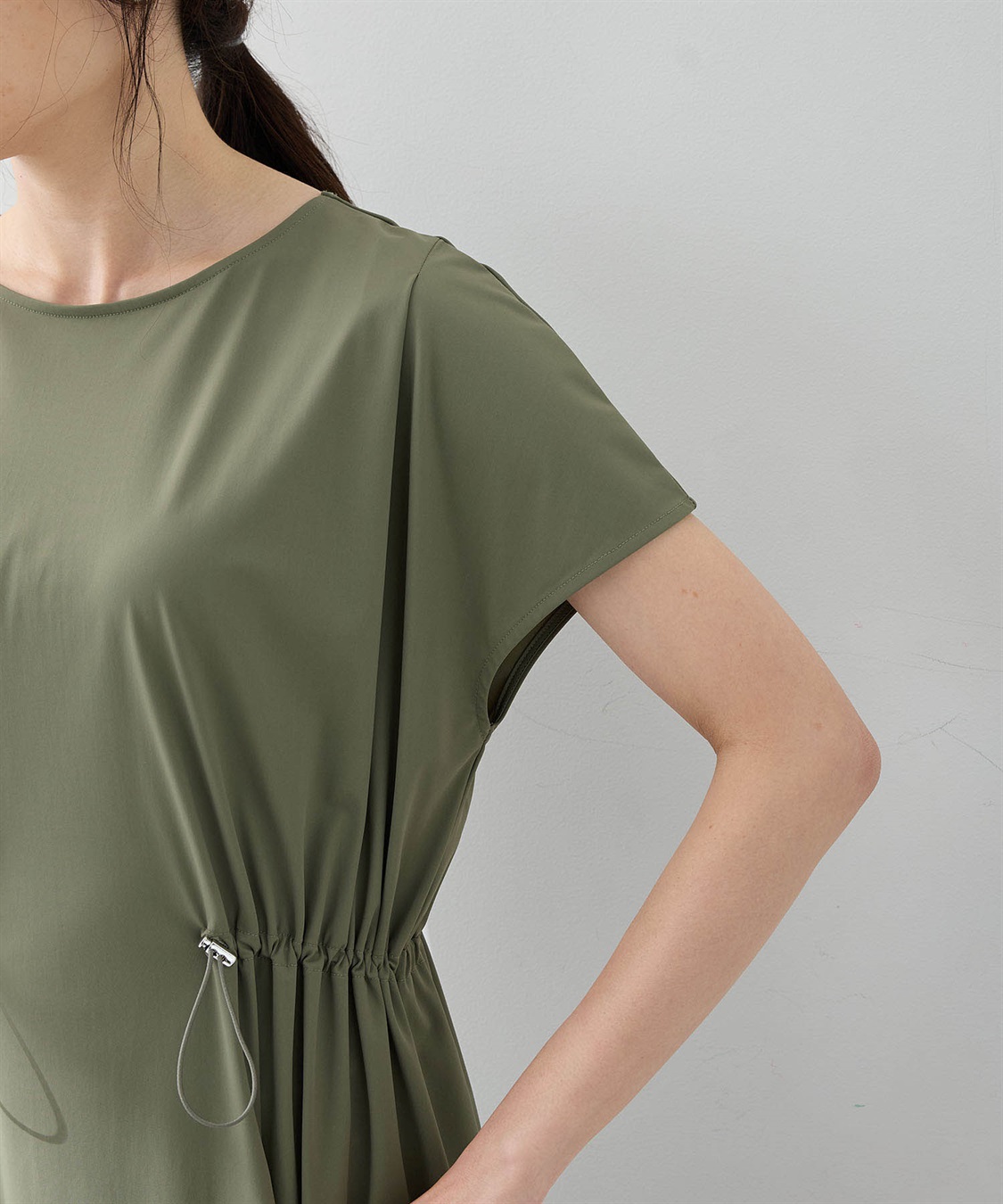 A/C DESIGN BY ALPHA CUBIC 裾メッシュ切替えラッシュワンピース【接触冷感・UVカット・撥水】_sub_13