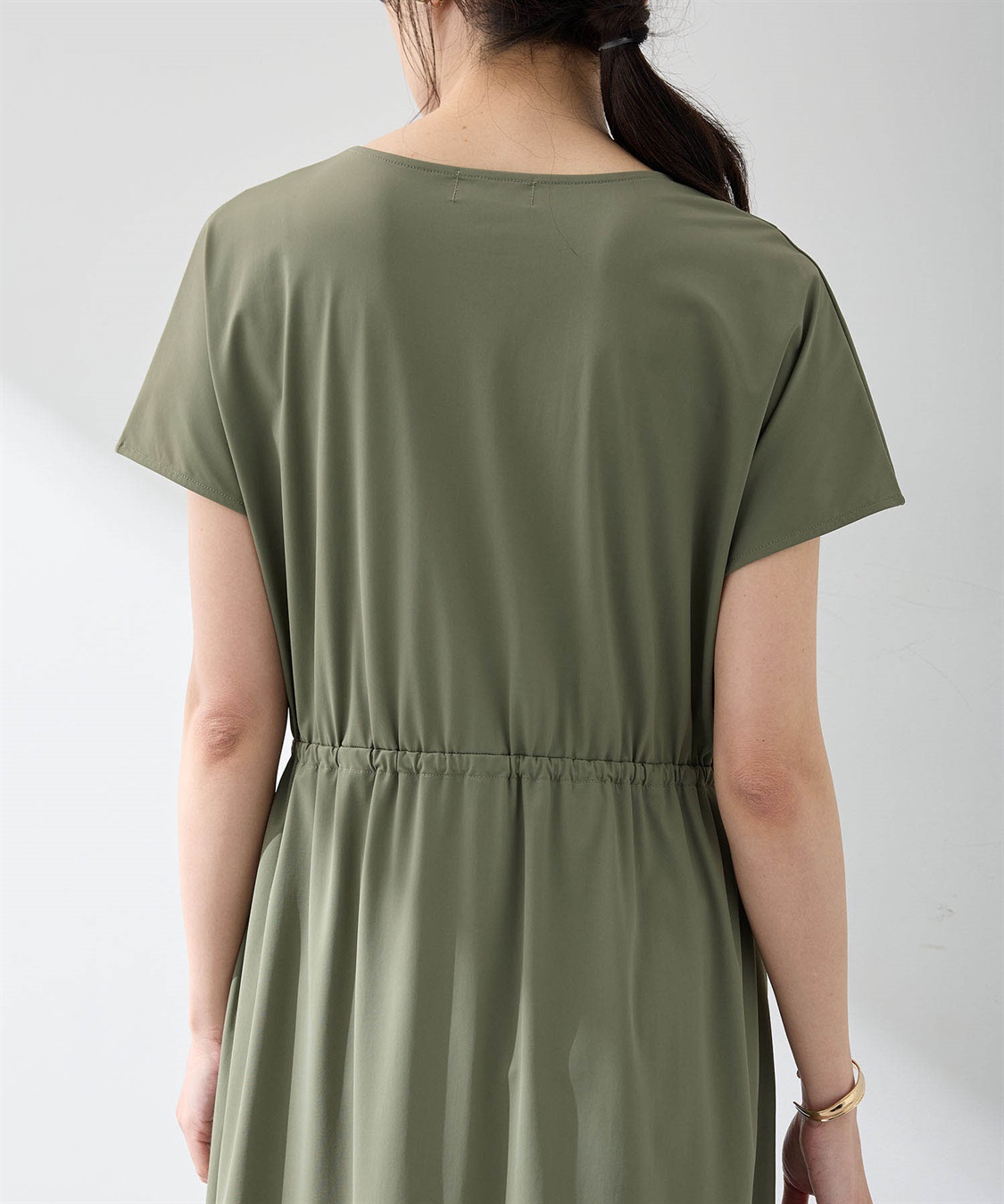 A/C DESIGN BY ALPHA CUBIC 裾メッシュ切替えラッシュワンピース【接触冷感・UVカット・撥水】_sub_14