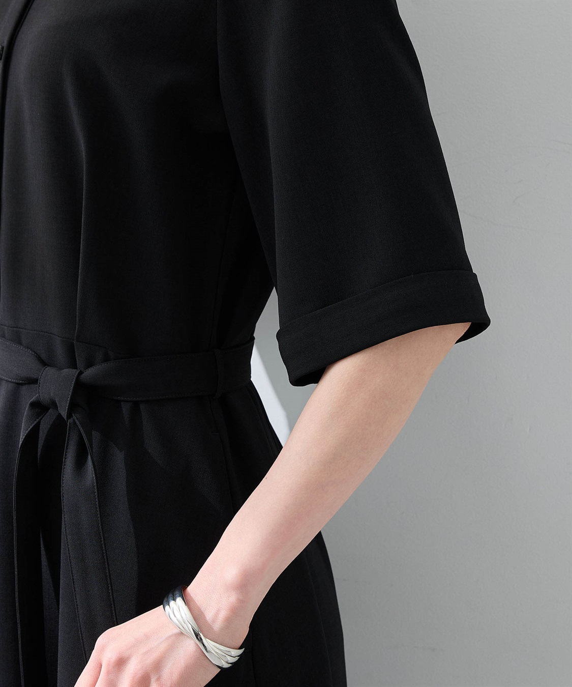 A/C DESIGN BY ALPHA CUBIC 【美モーション】バックギャザーワンピース【接触冷感・UVカット】_sub_7