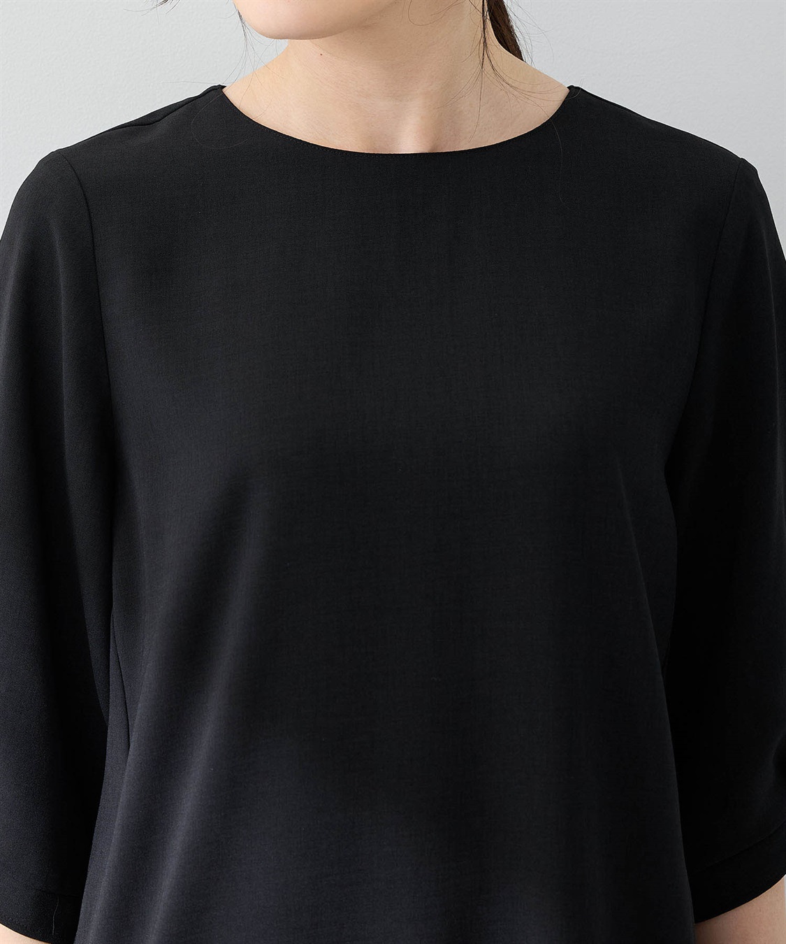 A/C DESIGN BY ALPHA CUBIC 【美モーション】タックスリーブワンピース【接触冷感・UVカット】_sub_6