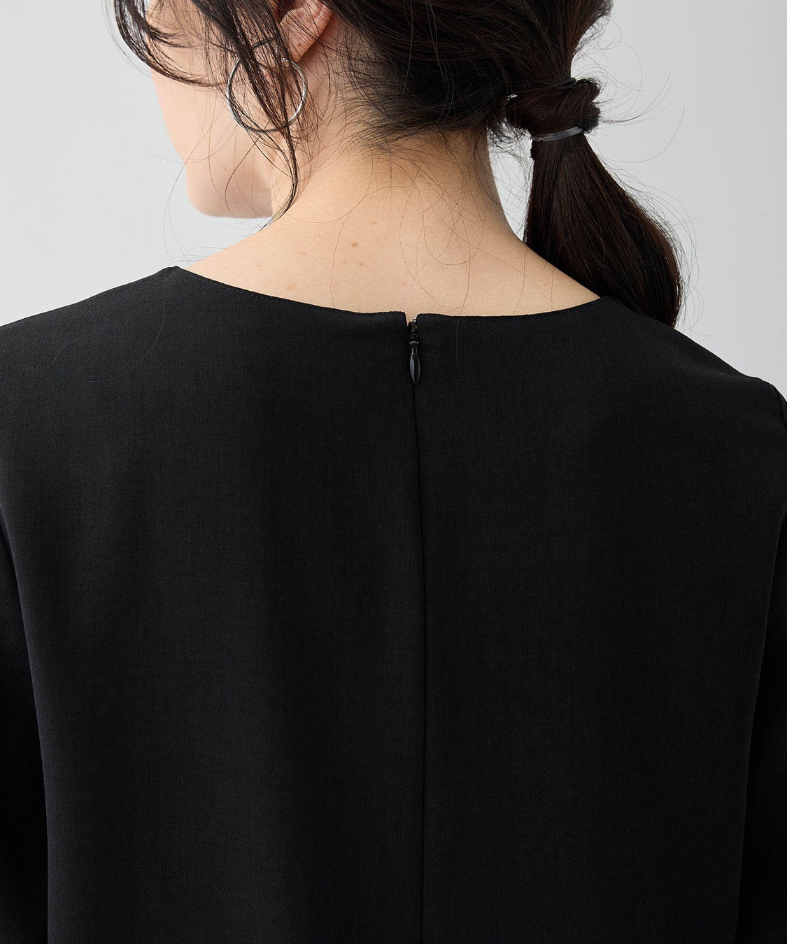 A/C DESIGN BY ALPHA CUBIC 【美モーション】タックスリーブワンピース【接触冷感・UVカット】_sub_7