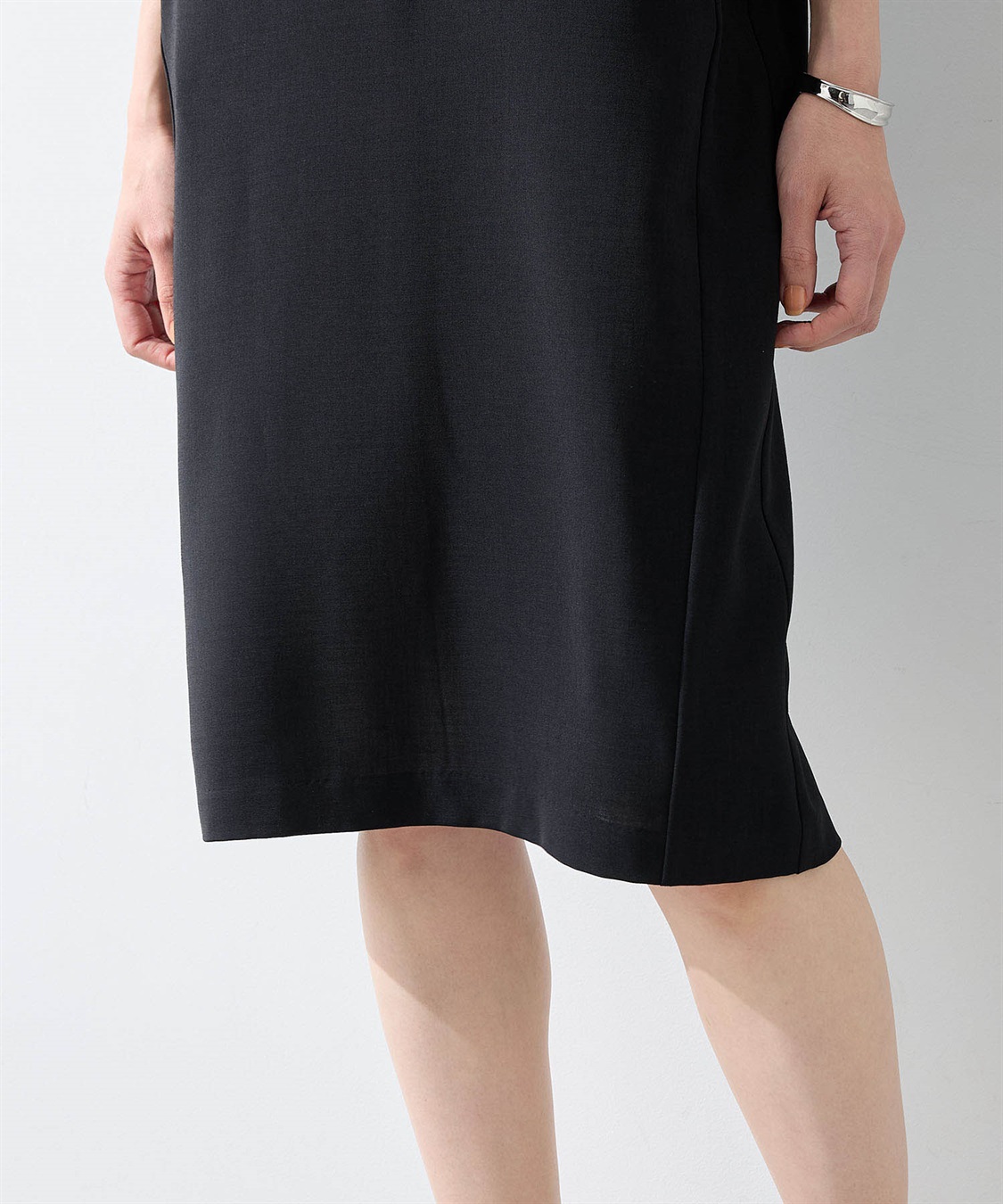 A/C DESIGN BY ALPHA CUBIC 【美モーション】タックスリーブワンピース【接触冷感・UVカット】_sub_10