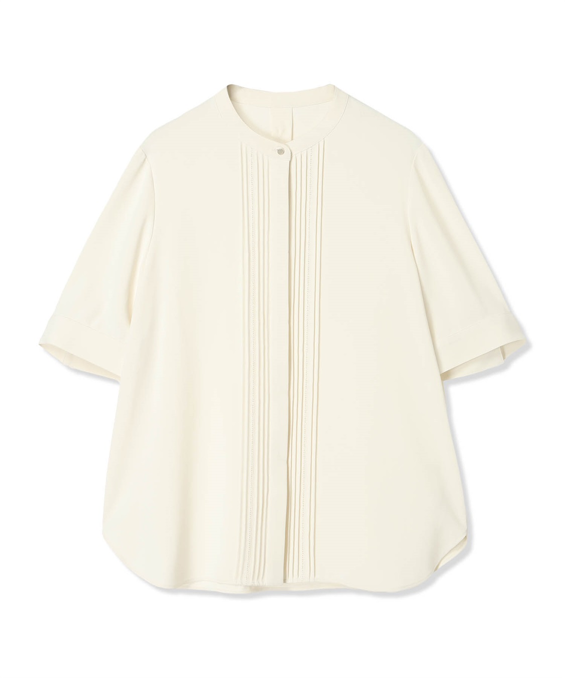 A/C DESIGN BY ALPHA CUBIC 【美モーション】トリアセ風ピンタックブラウス【接触冷感・UVカット】_sub_16