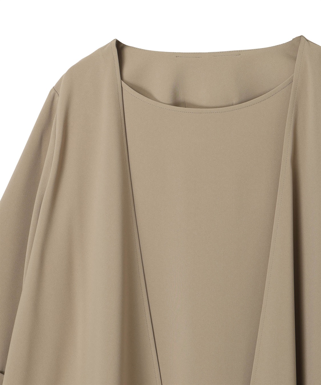 A/C DESIGN BY ALPHA CUBIC 【美モーション】トリアセ風レイヤードデザインブラウス【接触冷感・UVカット】_sub_15