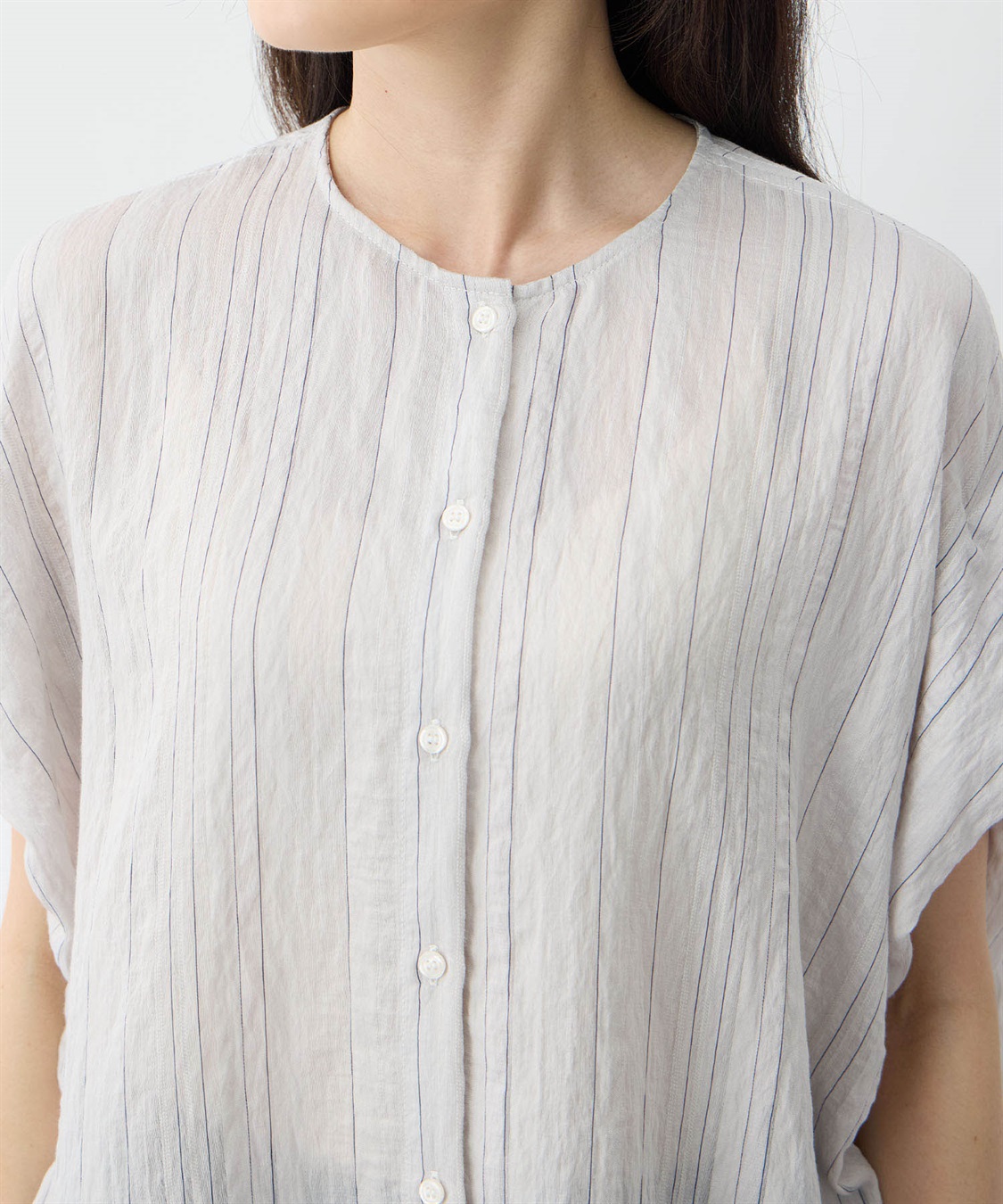 A/C DESIGN BY ALPHA CUBIC シアーストライプブラウス_sub_18