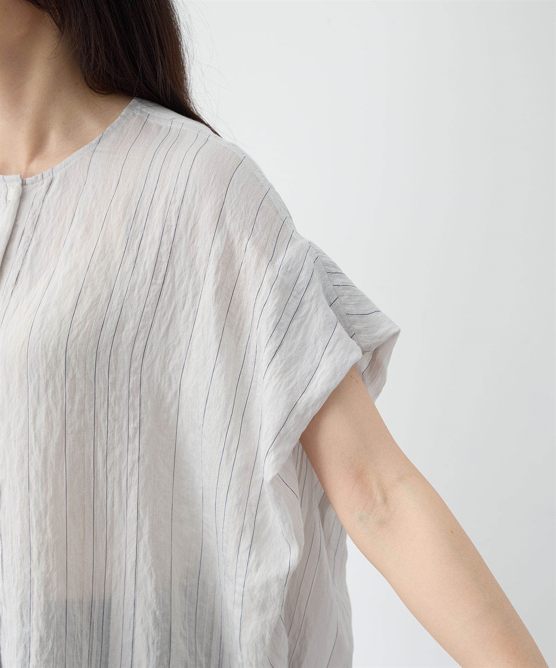 A/C DESIGN BY ALPHA CUBIC シアーストライプブラウス_sub_19