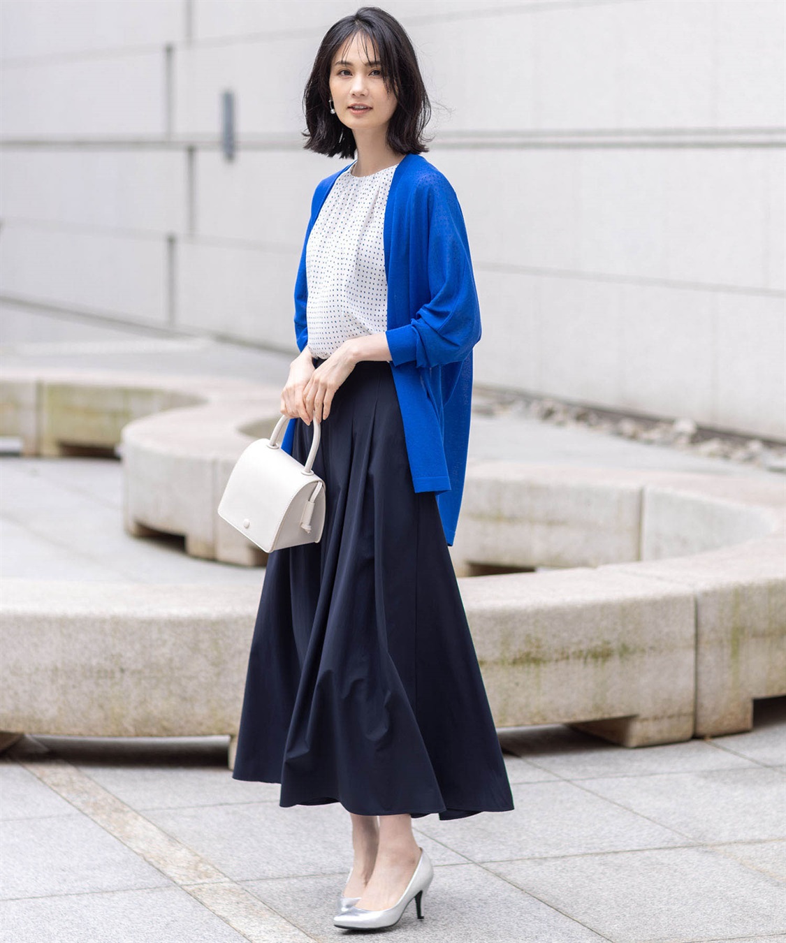 A/C DESIGN BY ALPHA CUBIC 【アルコラージュ】プリントギャザーブラウス_sub_5