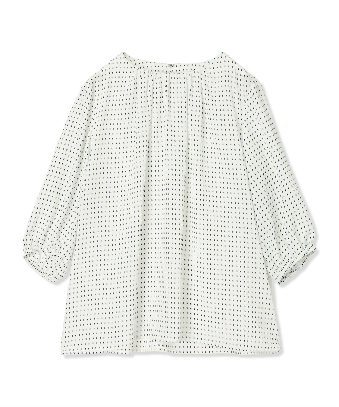 A/C DESIGN BY ALPHA CUBIC 【アルコラージュ】プリントギャザーブラウス_sub_20