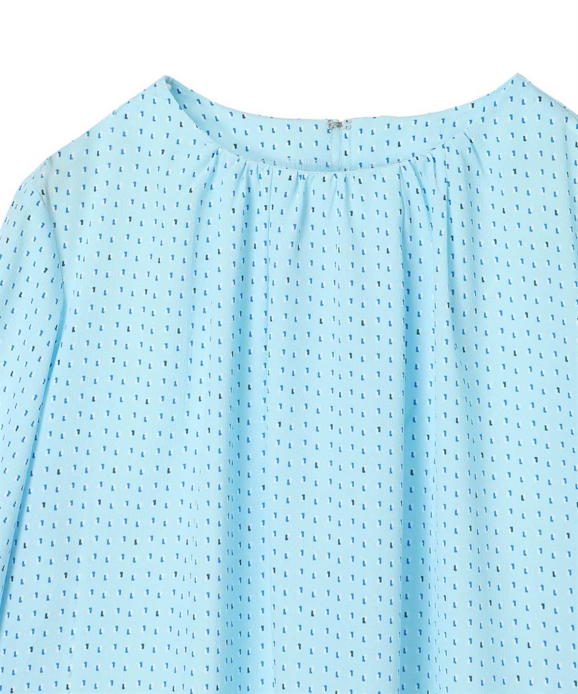 A/C DESIGN BY ALPHA CUBIC 【アルコラージュ】プリントギャザーブラウス_sub_24