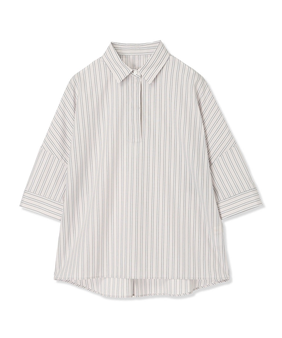 A/C DESIGN BY ALPHA CUBIC ストライプスキッパーシャツブラウス_sub_17