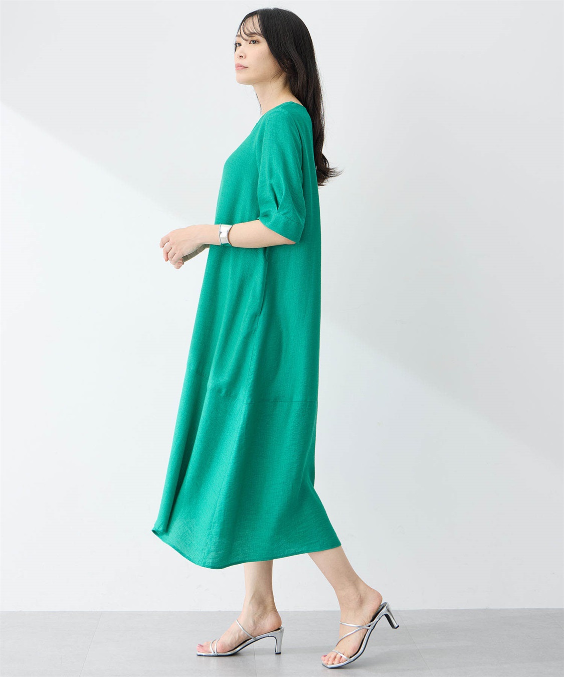 A/C DESIGN BY ALPHA CUBIC スキッパーワンピース【接触冷感】_sub_10