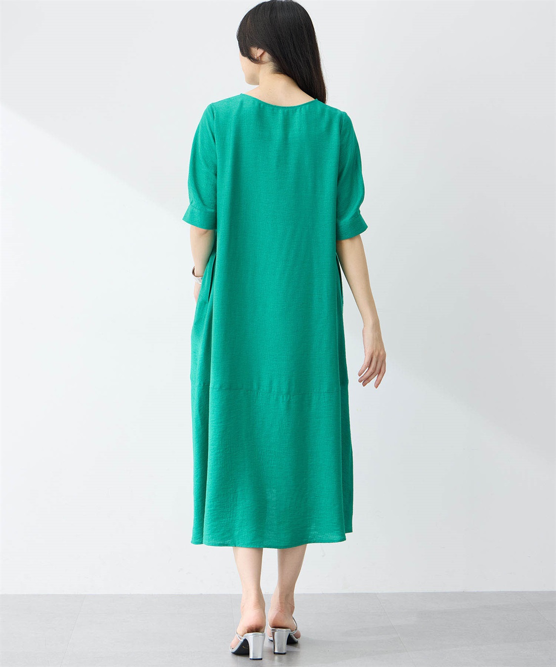 A/C DESIGN BY ALPHA CUBIC スキッパーワンピース【接触冷感】_sub_11