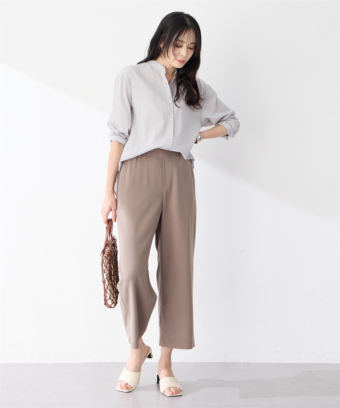 A/C DESIGN BY ALPHA CUBIC ストライプバンドカラーシャツ_sub_7