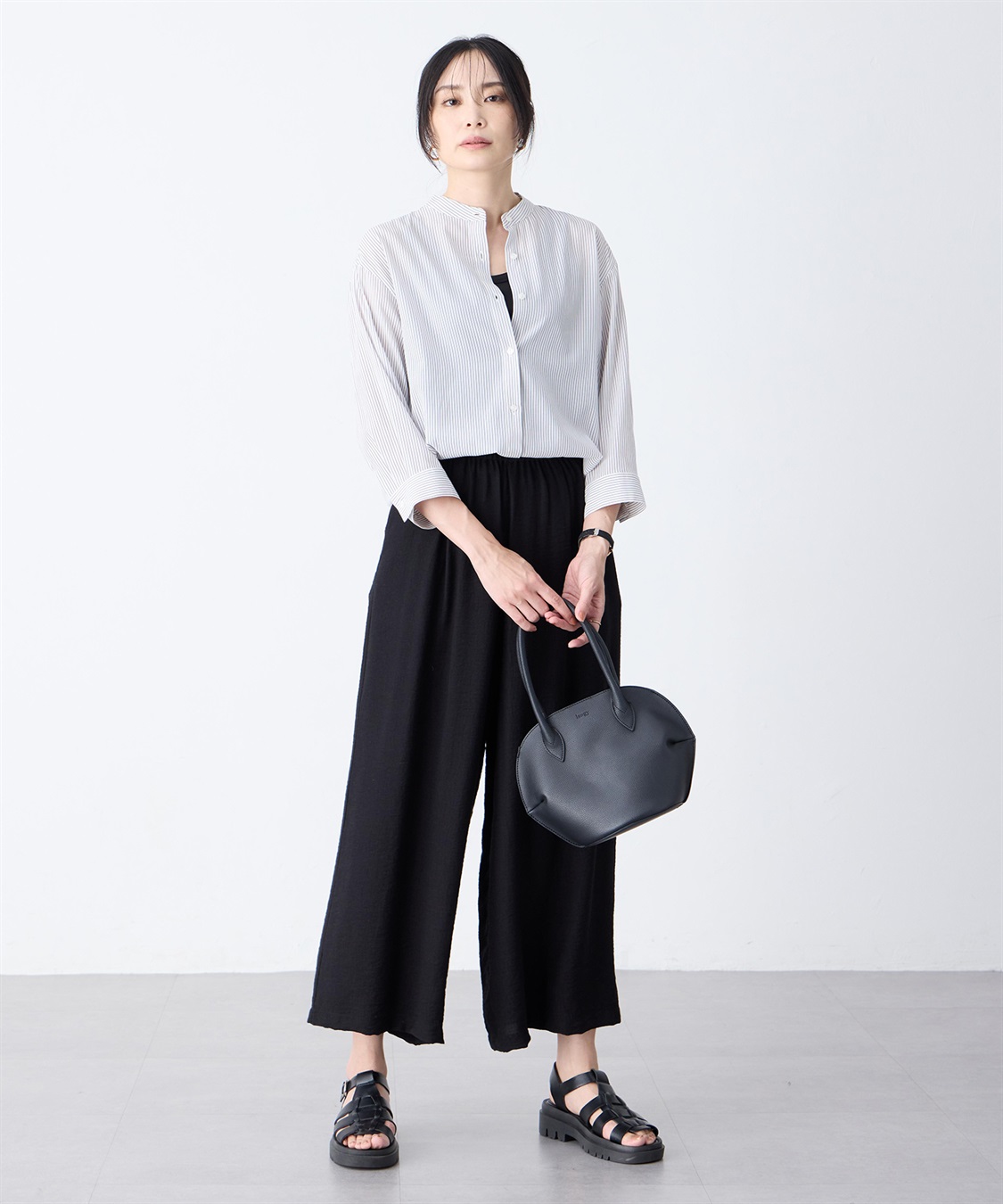 A/C DESIGN BY ALPHA CUBIC ストライプバンドカラーシャツ_sub_9