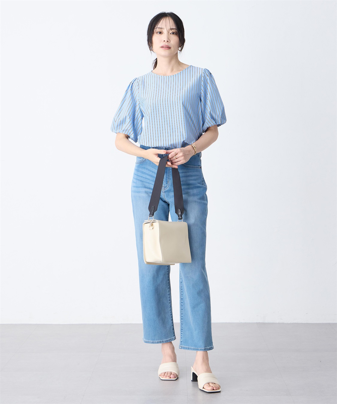 A/C DESIGN BY ALPHA CUBIC ストライプカットソーブラウス_sub_13