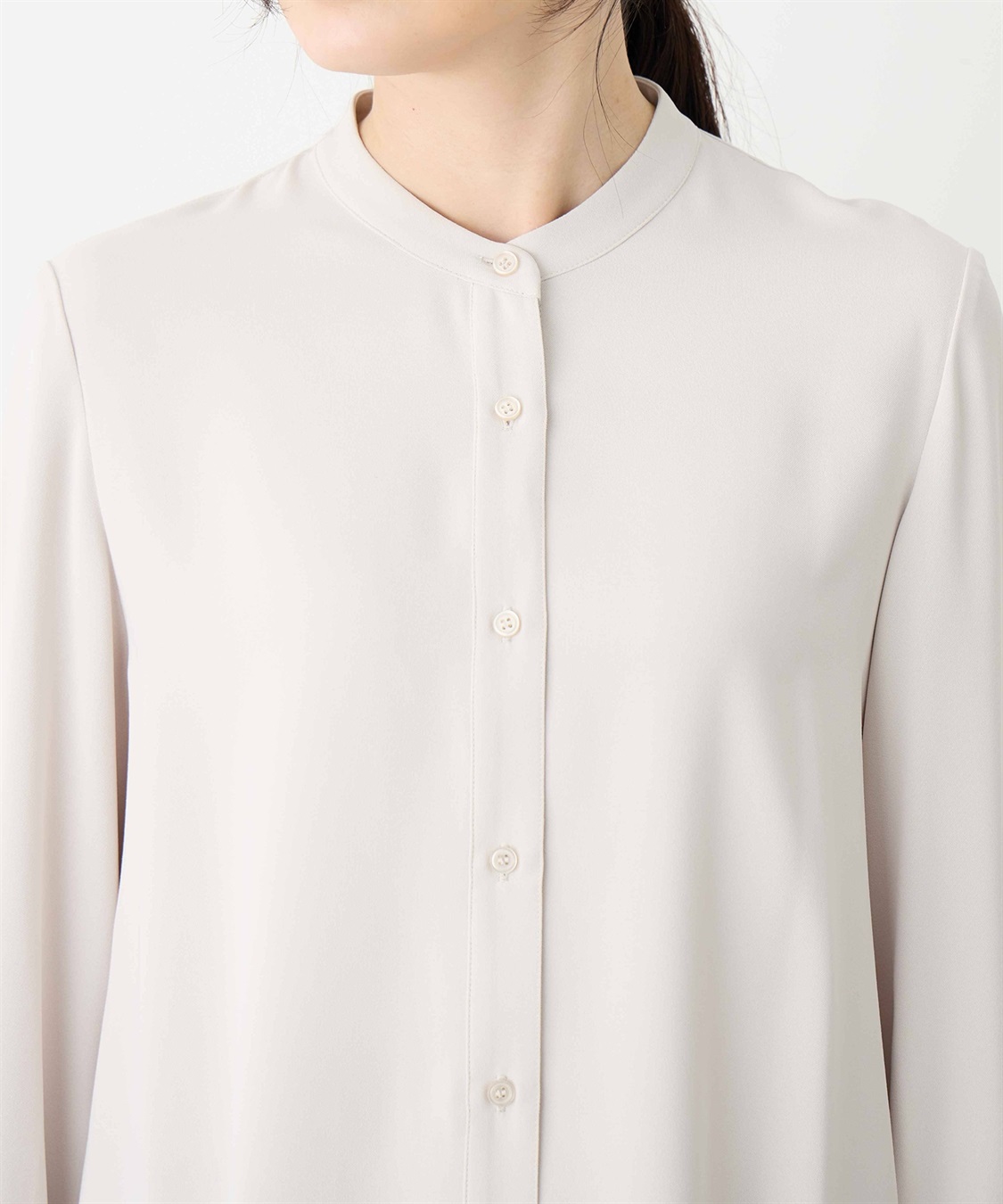 A/C DESIGN BY ALPHA CUBIC バンドカラーチュニックシャツ_sub_11