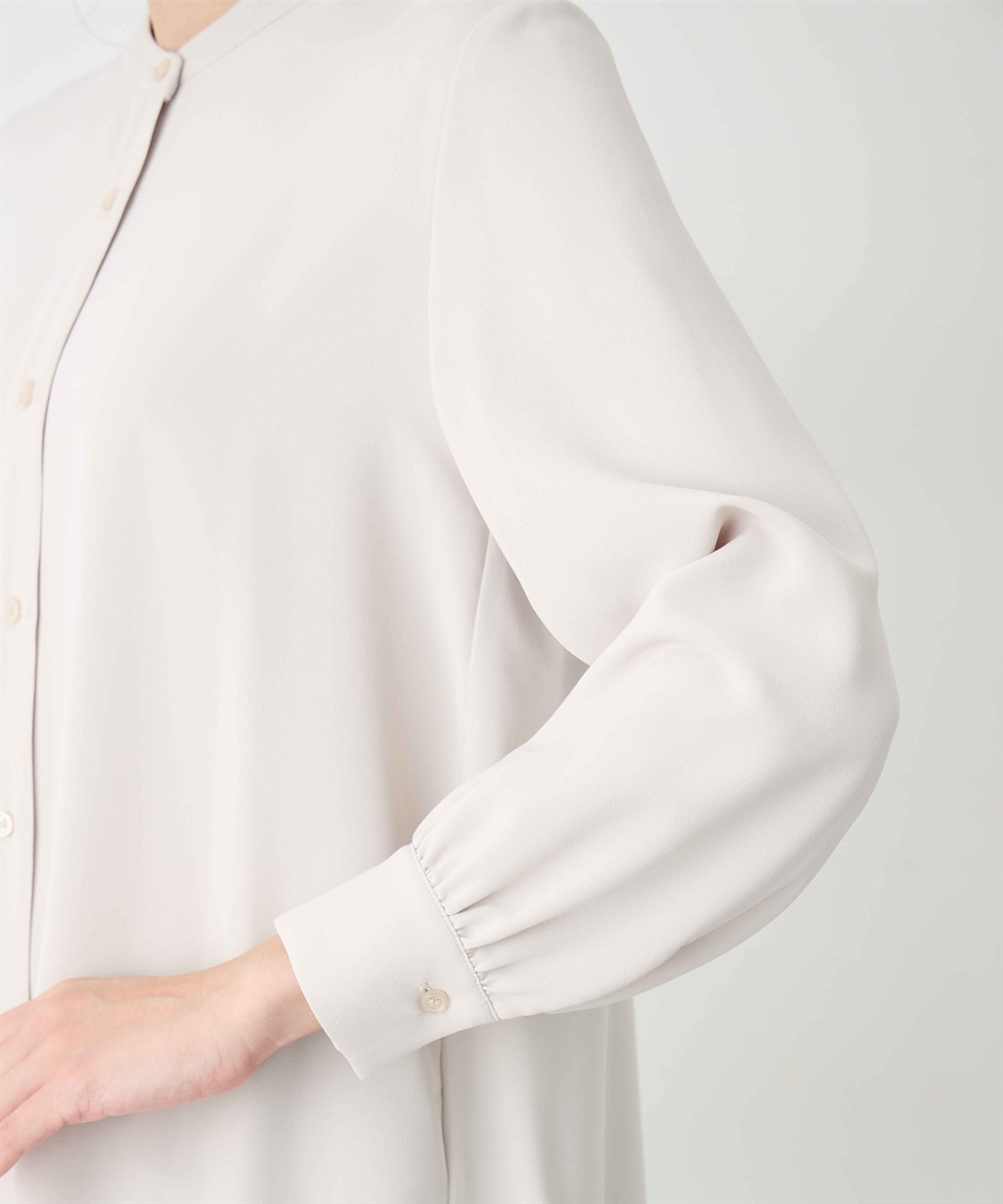 A/C DESIGN BY ALPHA CUBIC バンドカラーチュニックシャツ_sub_12