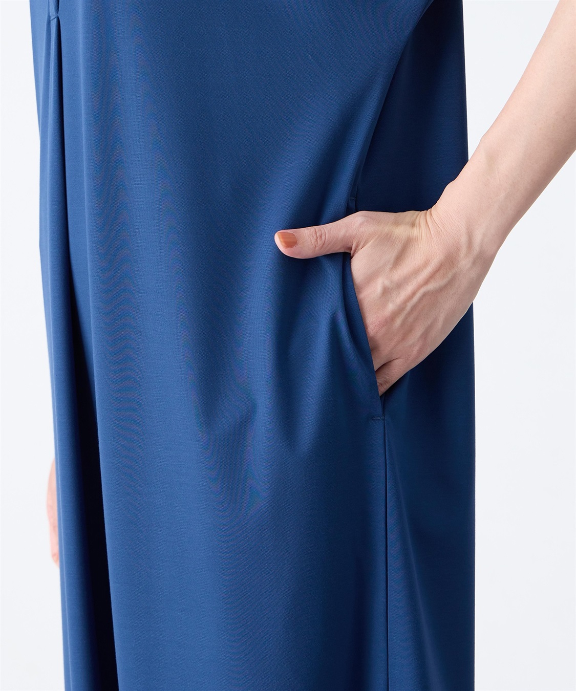 A/C DESIGN BY ALPHA CUBIC ヘンリーネック風カットワンピース_sub_17