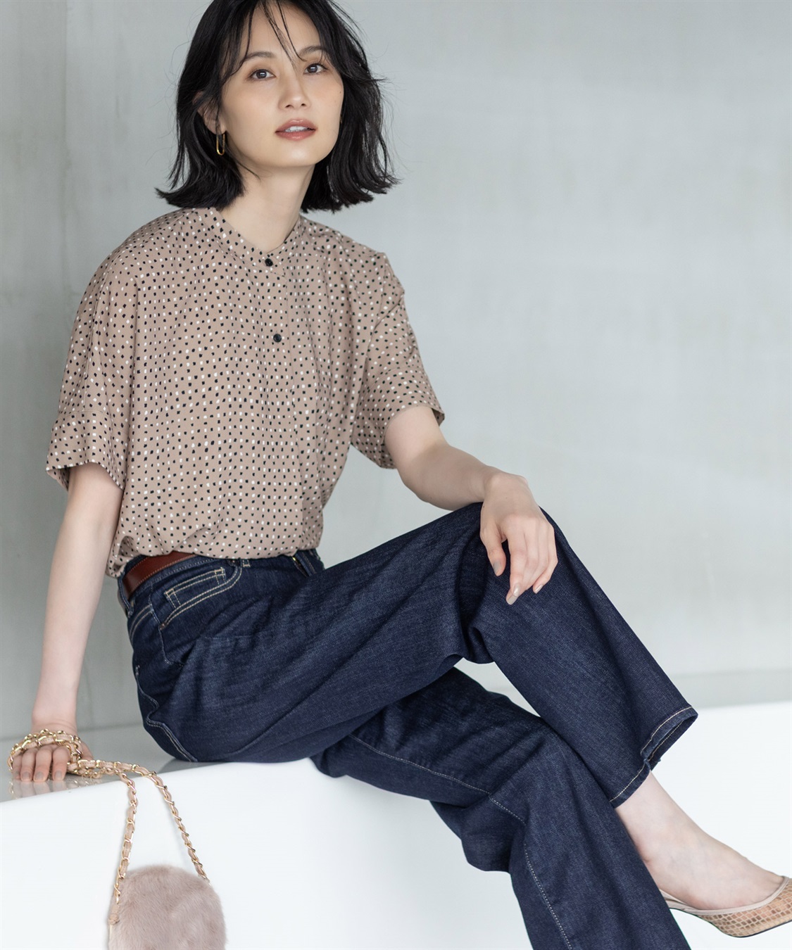 A/C DESIGN BY ALPHA CUBIC アルコラージュプリントブラウス_sub_13