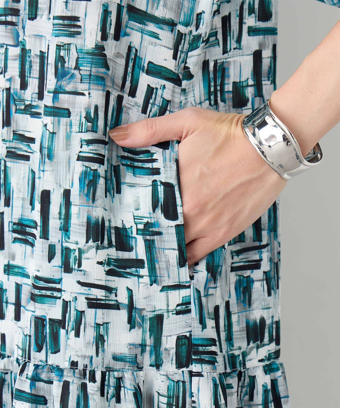 A/C DESIGN BY ALPHA CUBIC アルコラージュプリントワンピース_sub_11