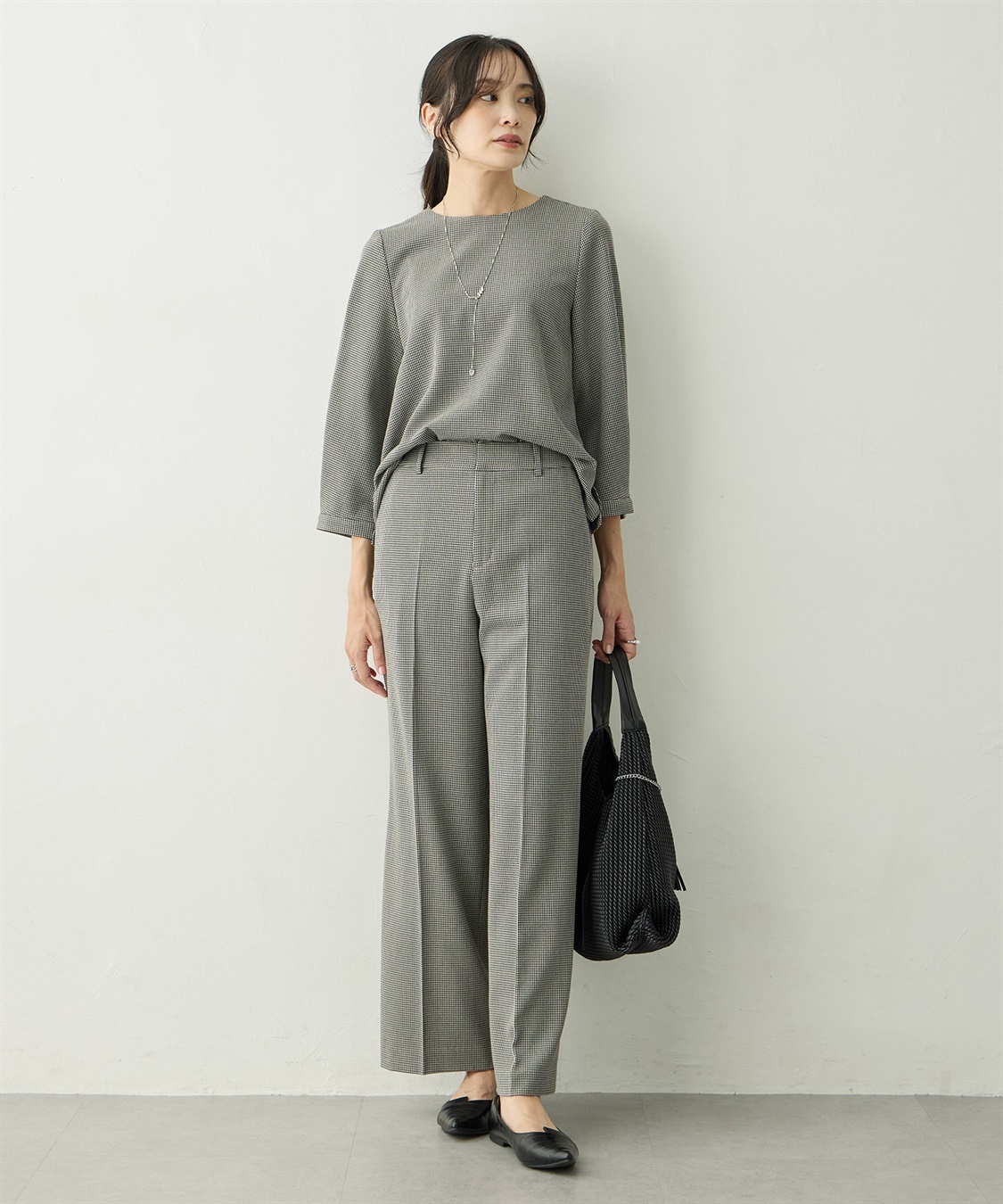 A/C DESIGN BY ALPHA CUBIC ローズオイル加工Tブラウス_sub_5