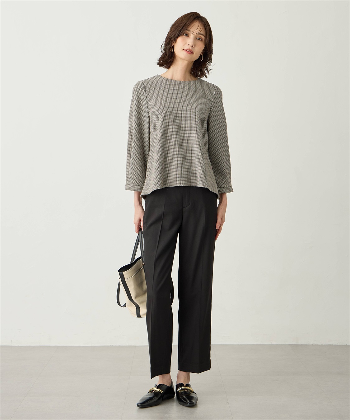 A/C DESIGN BY ALPHA CUBIC ローズオイル加工Tブラウス_sub_7