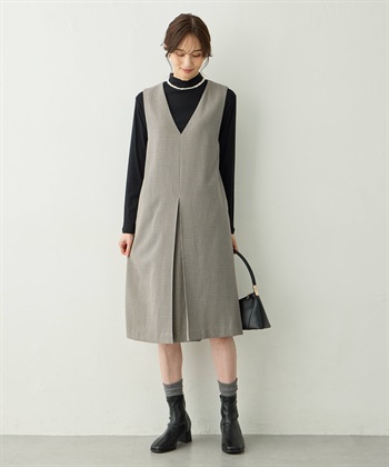 A/C DESIGN BY ALPHA CUBIC ローズオイル加工ジャンスカ_subthumb_1