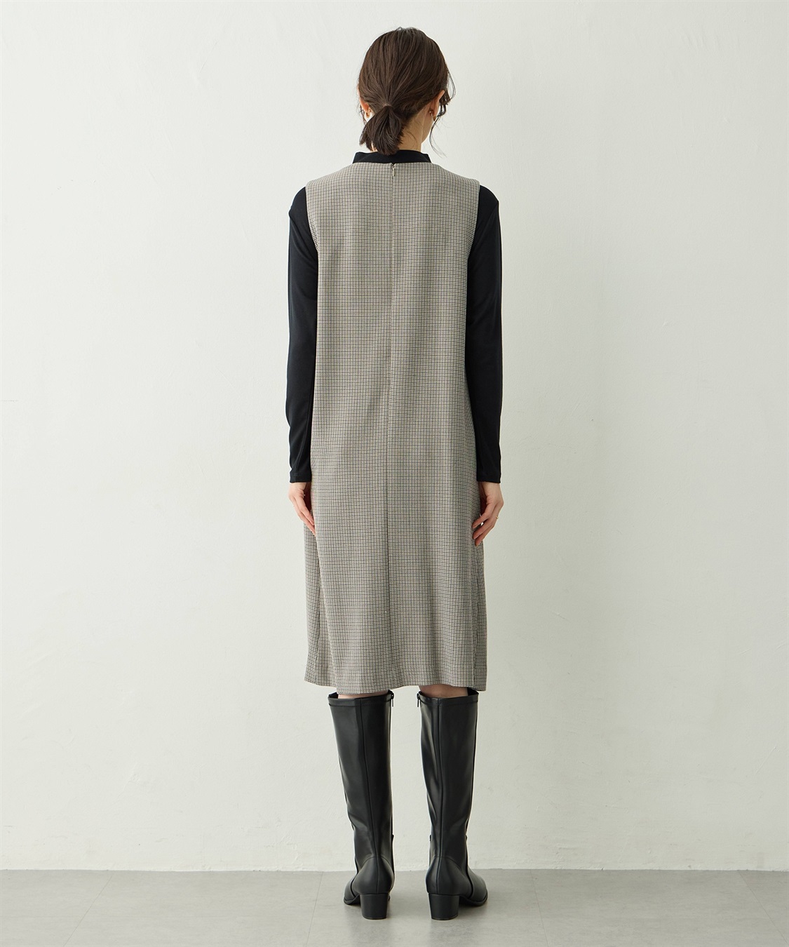 A/C DESIGN BY ALPHA CUBIC ローズオイル加工ジャンスカ_sub_3