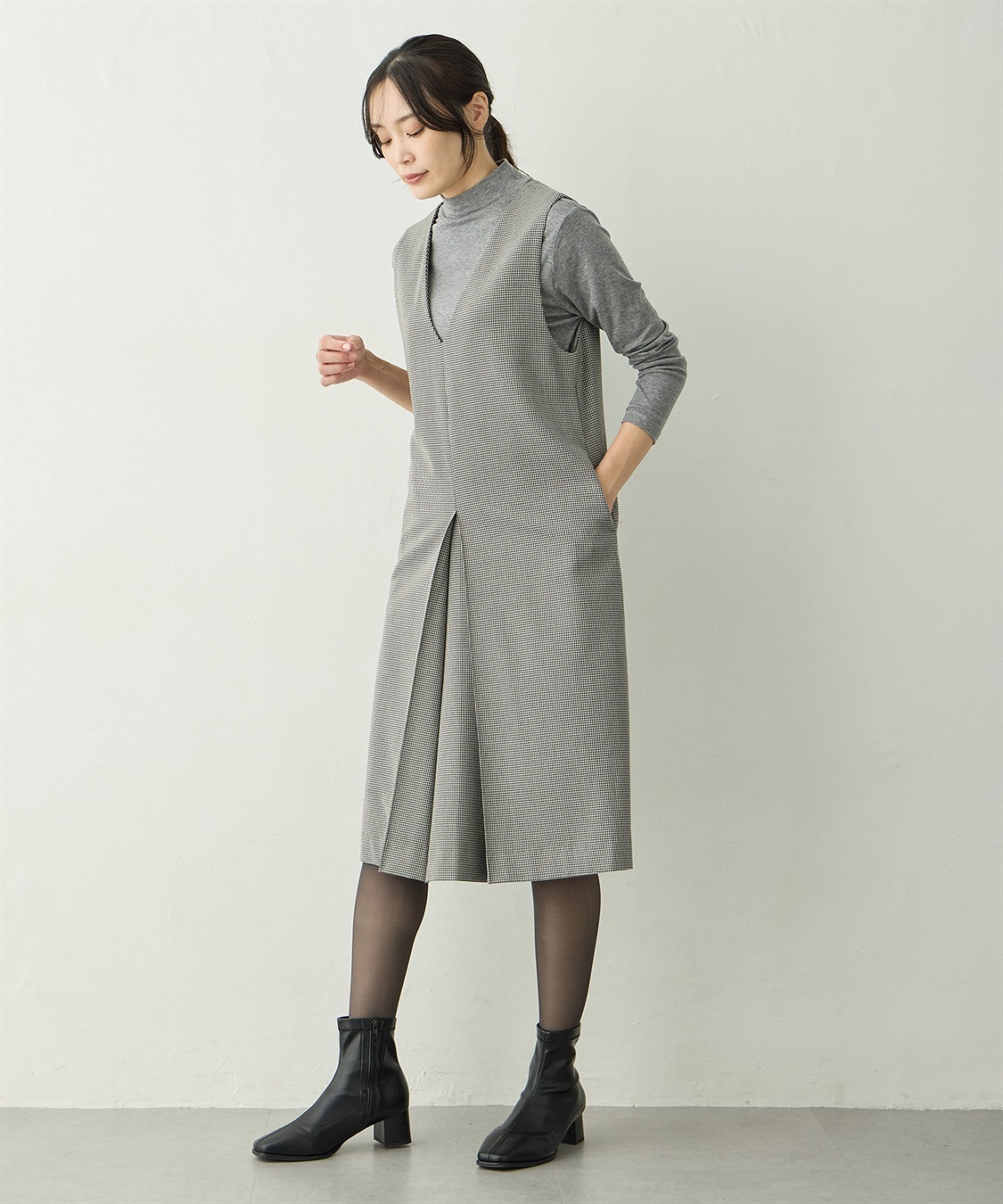 A/C DESIGN BY ALPHA CUBIC ローズオイル加工ジャンスカ_sub_6