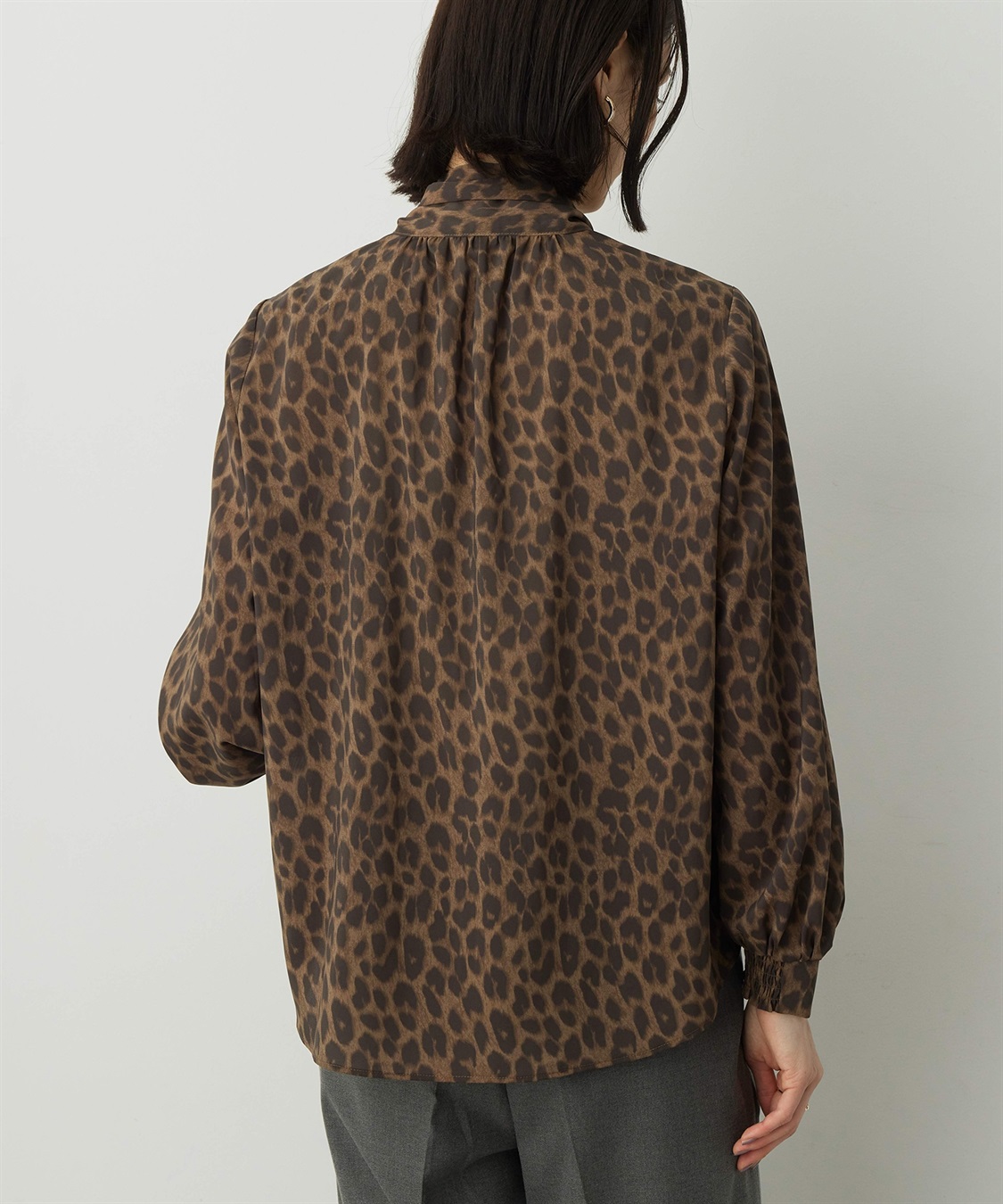 A/C DESIGN BY ALPHA CUBIC レオパードプリントブラウス_sub_2