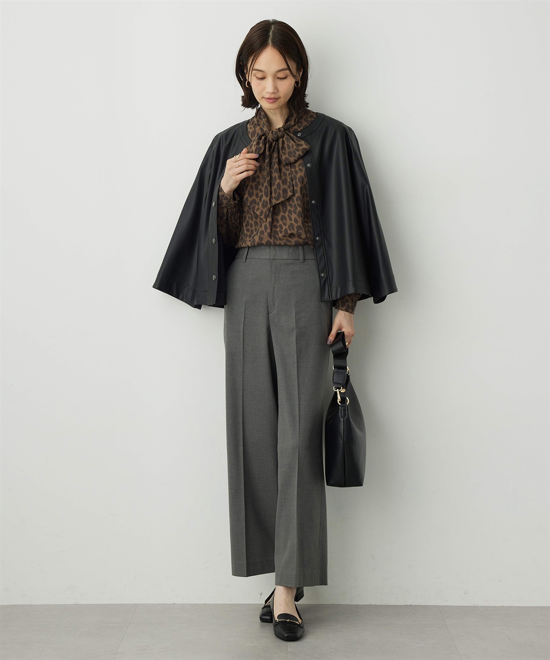 A/C DESIGN BY ALPHA CUBIC レオパードプリントブラウス_sub_3