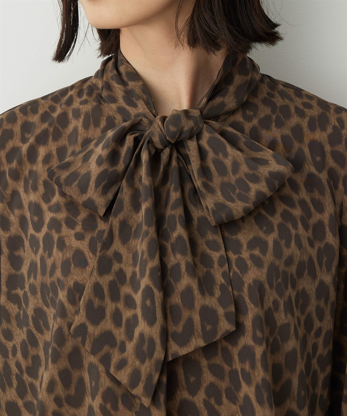 A/C DESIGN BY ALPHA CUBIC レオパードプリントブラウス_sub_5