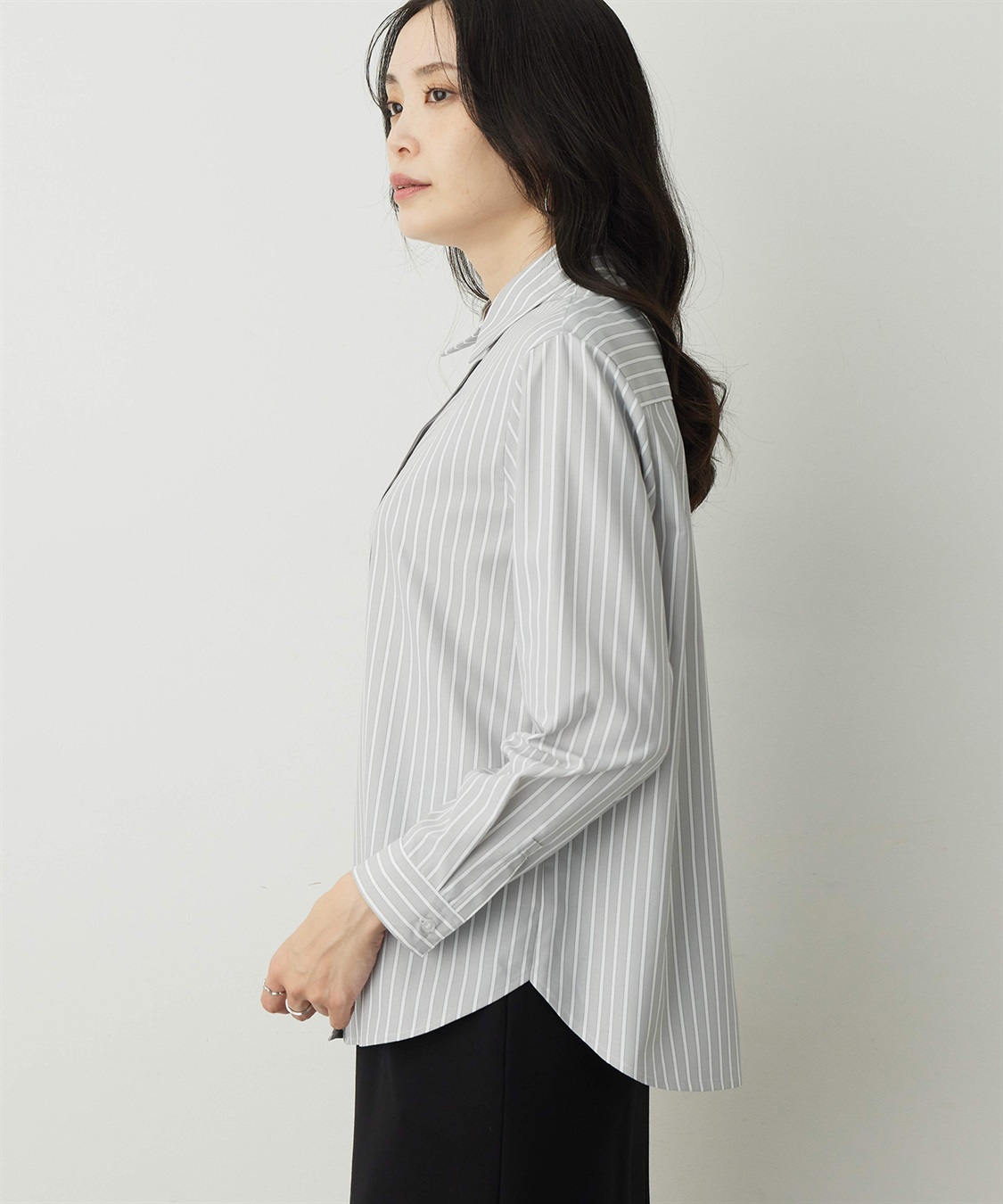 A/C DESIGN BY ALPHA CUBIC ストライプシャツ_sub_3