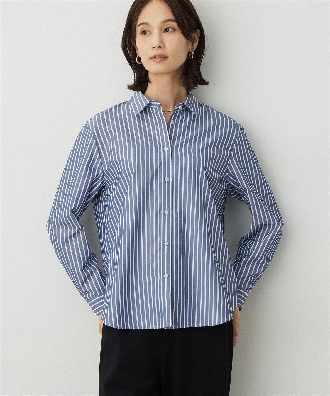 A/C DESIGN BY ALPHA CUBIC ストライプシャツ_sub_5