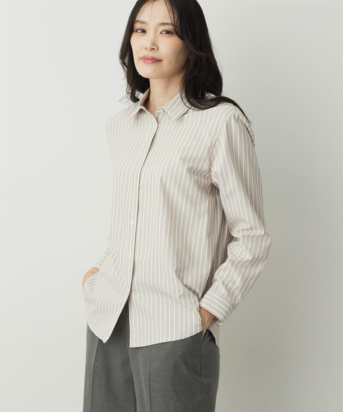 A/C DESIGN BY ALPHA CUBIC ストライプシャツ_sub_6