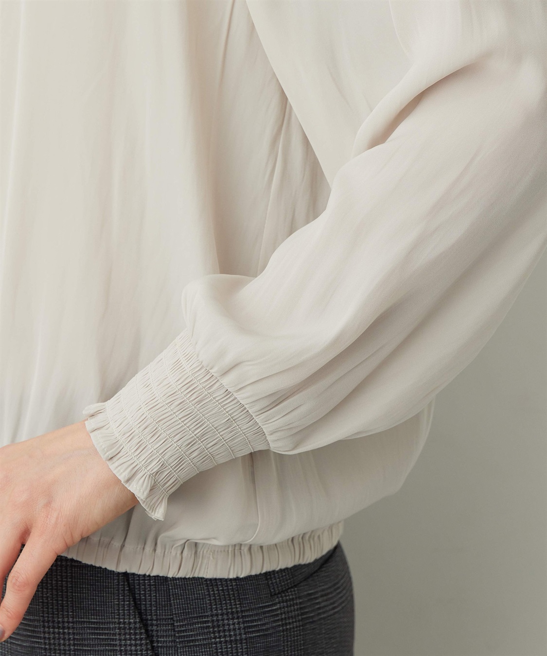 A/C DESIGN BY ALPHA CUBIC ギャザーブラウス_sub_13