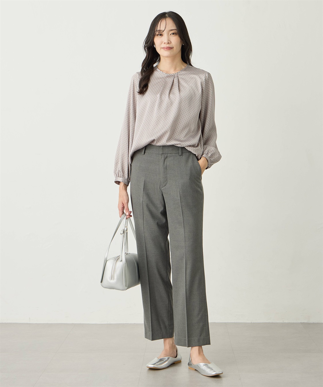 A/C DESIGN BY ALPHA CUBIC チェーンプリントブラウス_sub_6