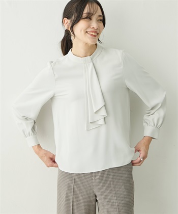 A/C DESIGN BY ALPHA CUBIC ボウタイブラウス_subthumb_4