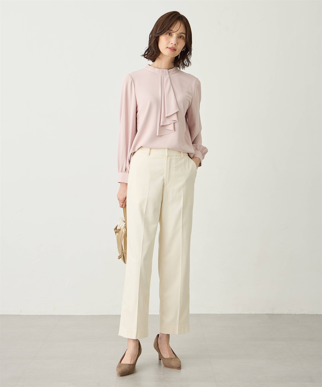 A/C DESIGN BY ALPHA CUBIC ボウタイブラウス_sub_9