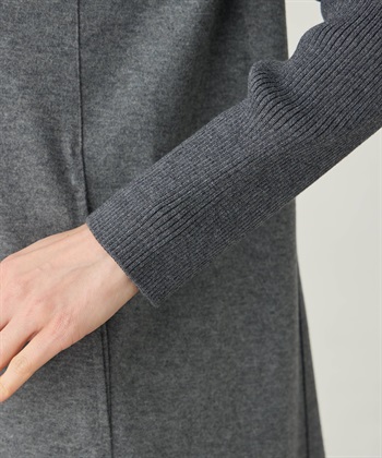 A/C DESIGN BY ALPHA CUBIC リブ切り替えハイネックニットワンピース_subthumb_10