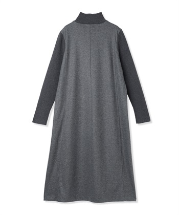 A/C DESIGN BY ALPHA CUBIC リブ切り替えハイネックニットワンピース_subthumb_14