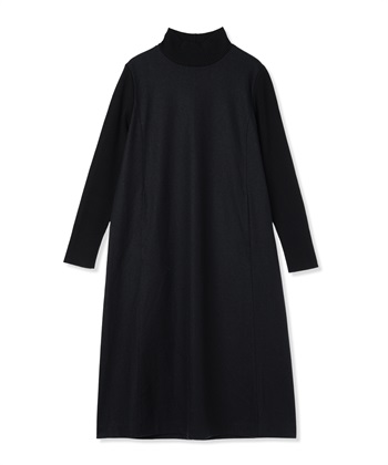 A/C DESIGN BY ALPHA CUBIC リブ切り替えハイネックニットワンピース_subthumb_20