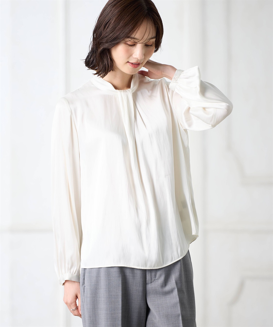 ボウタイブラウス【ファーストライン】 A/C DESIGN BY ALPHA CUBIC
