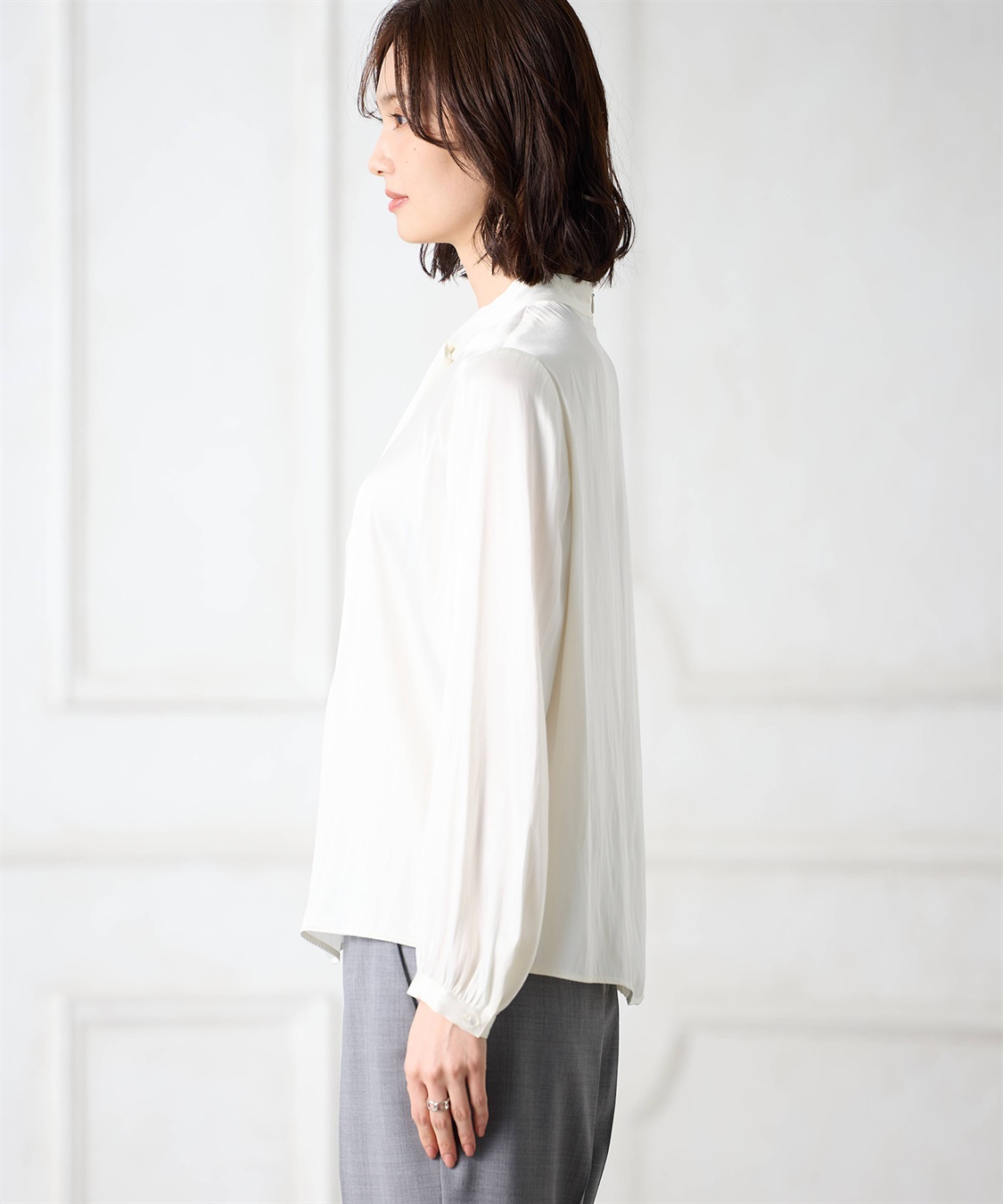 A/C DESIGN BY ALPHA CUBIC ボウタイブラウス【ファーストライン】_sub_3